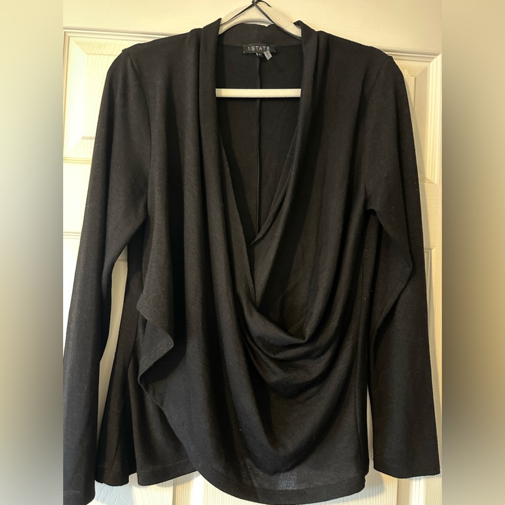 1 State Cross Front Sweater